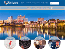 Tablet Screenshot of guardianclosings.com